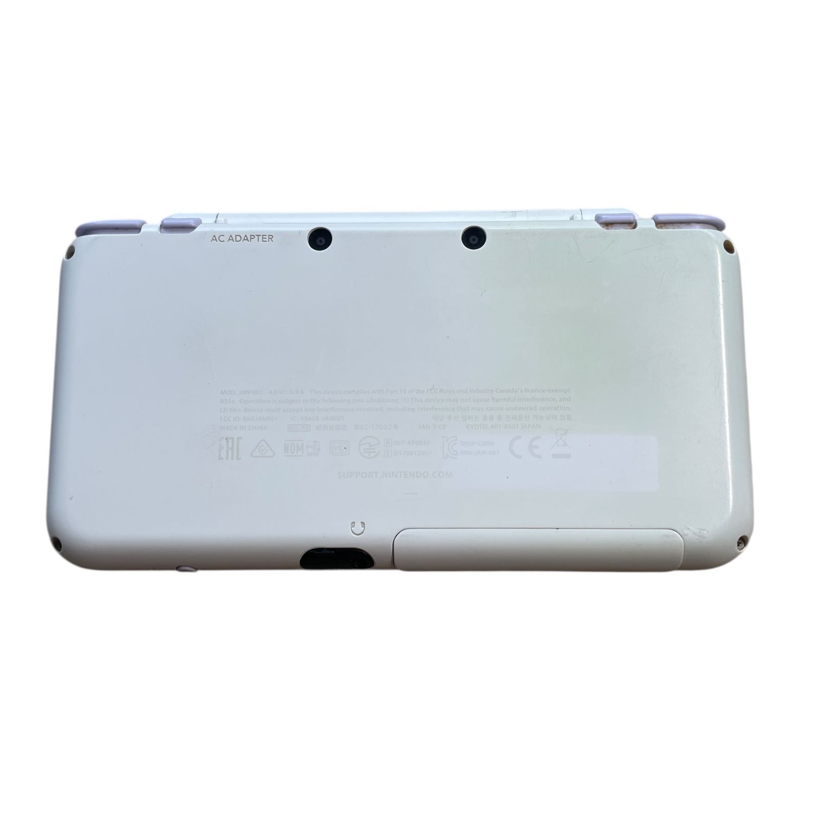 2 DS LL ホワイト × ラベンダー本体 ニンテンドー