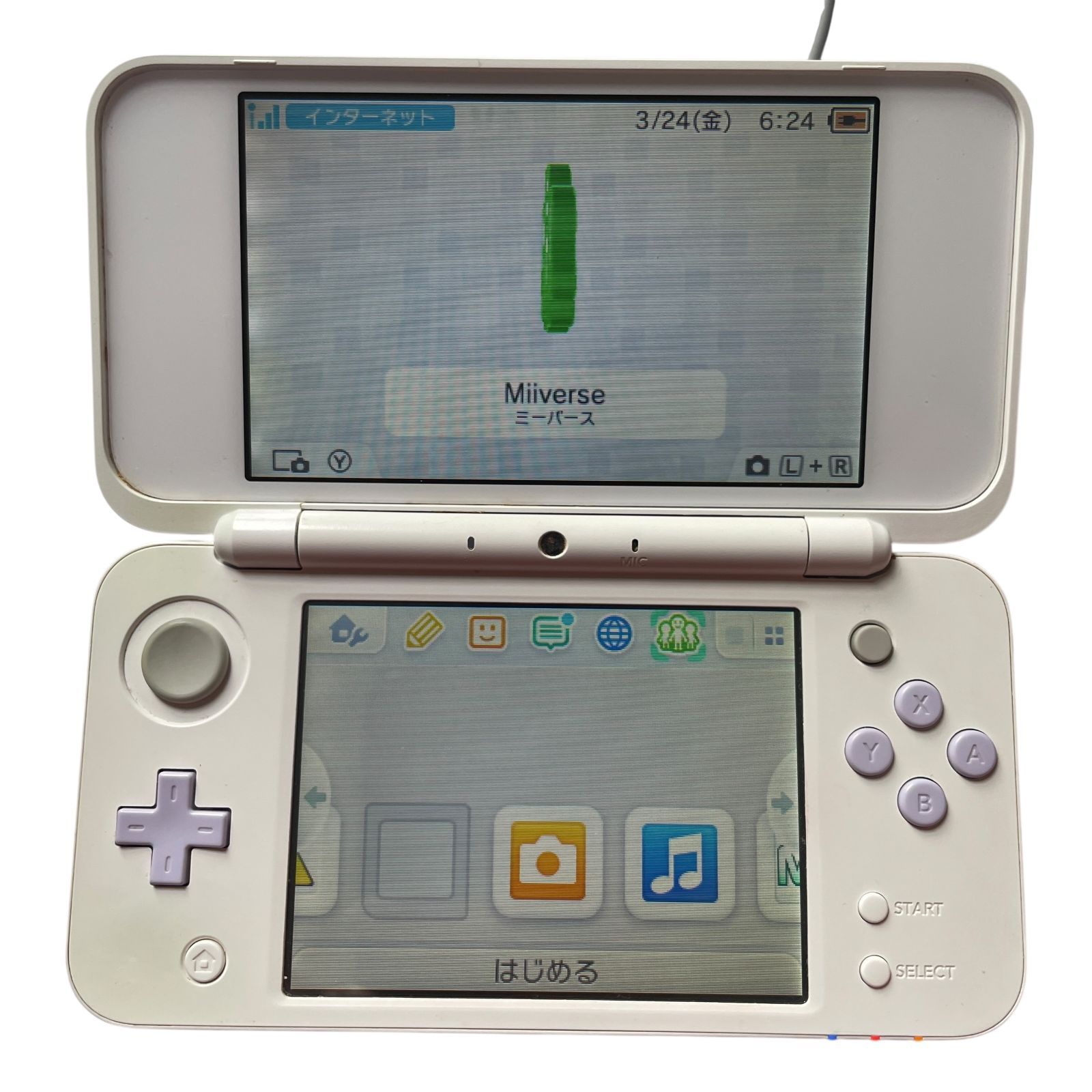  2 DS LL ホワイト ラベンダー本体 ニンテンドー 本体(New 2DS LL) ニンテンドー3DS/2DS
