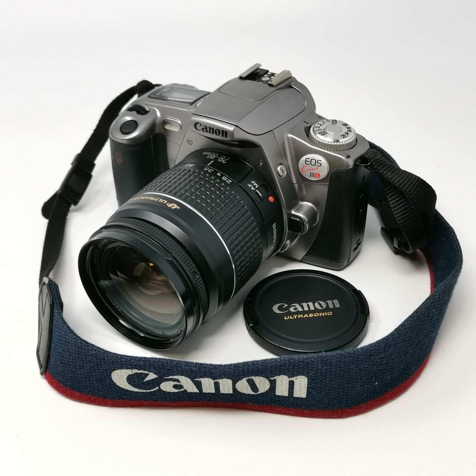 キャノン EOS Kiss III L シルバー フィルムカメラ Zoomレンズあり