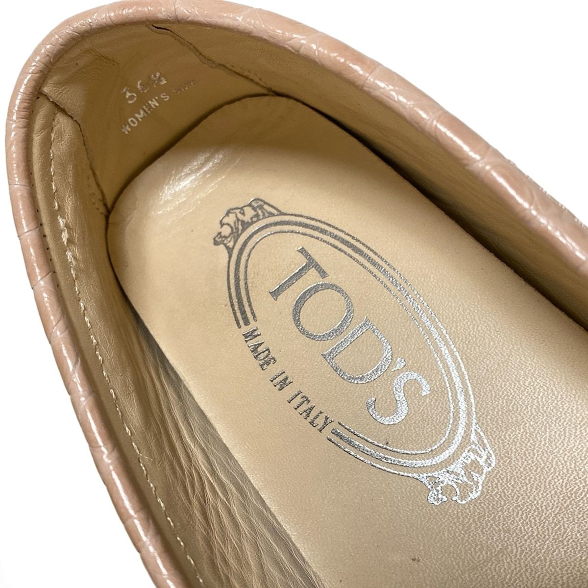 TOD'S(トッズ) ドライビングシューズ 36 1/2 レディース - ピンク