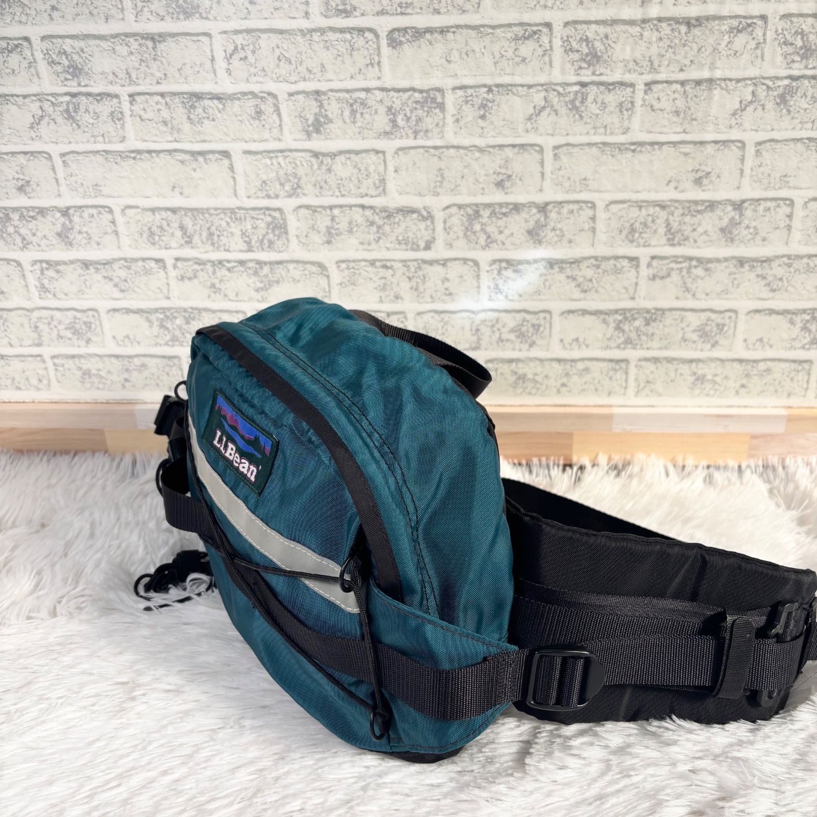 エルエルビーン L.L.Bean 旧ロゴ 90S ナイロン ウエストポーチ ボディ 