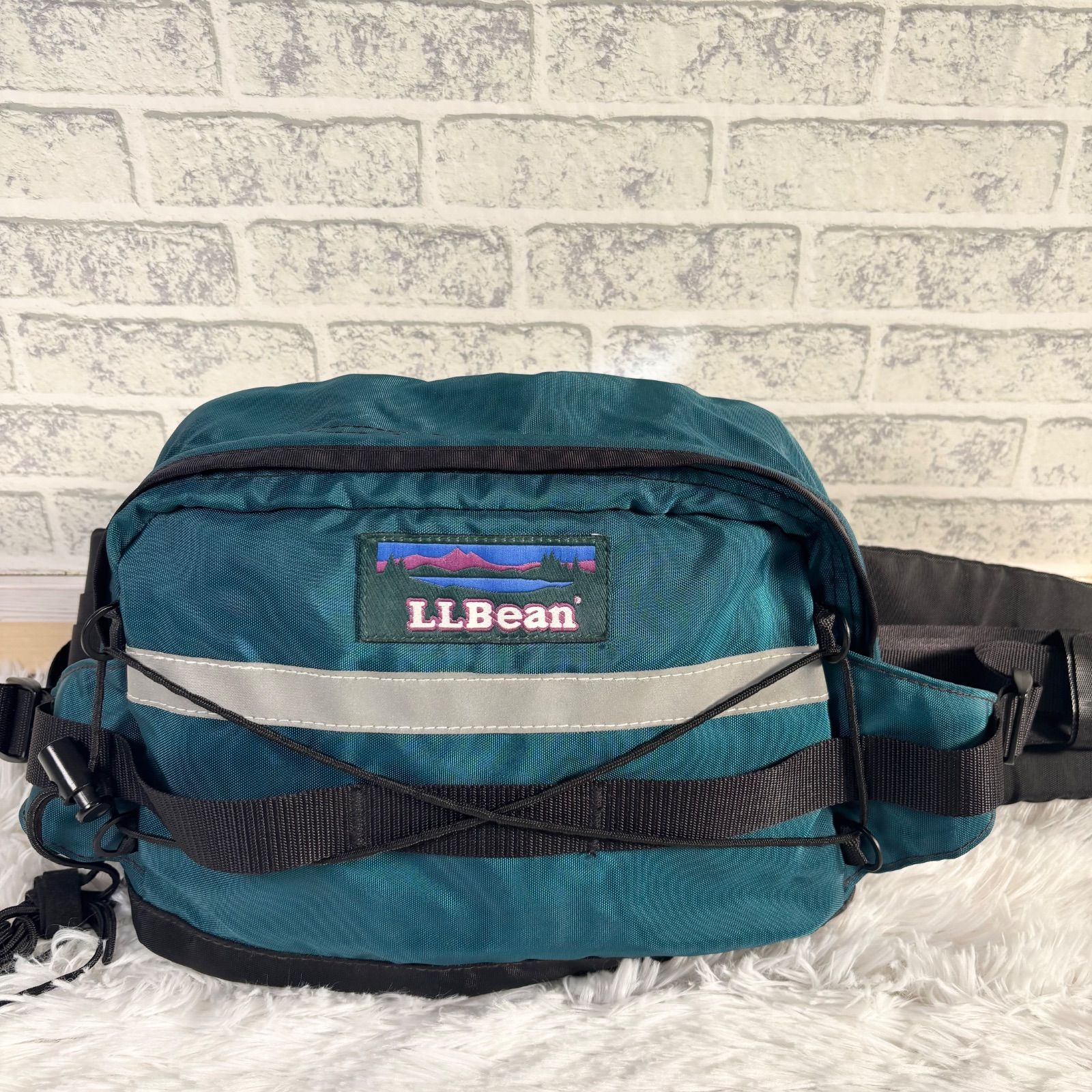 エルエルビーン L.L.Bean 旧ロゴ 90S ナイロン ウエストポーチ ボディ 
