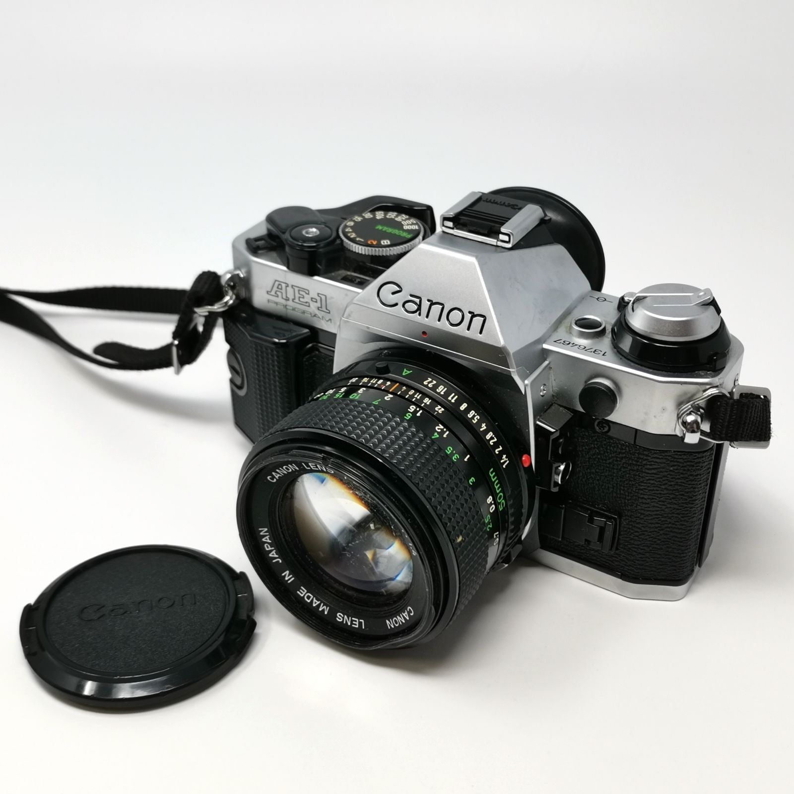 キャノン AE1 フィルムカメラ ブラック シルバー フィルムないため動作