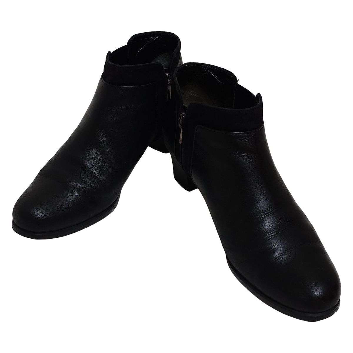 REGAL(リーガル) ショートブーツ 23 レディース - 黒 サイドゴア