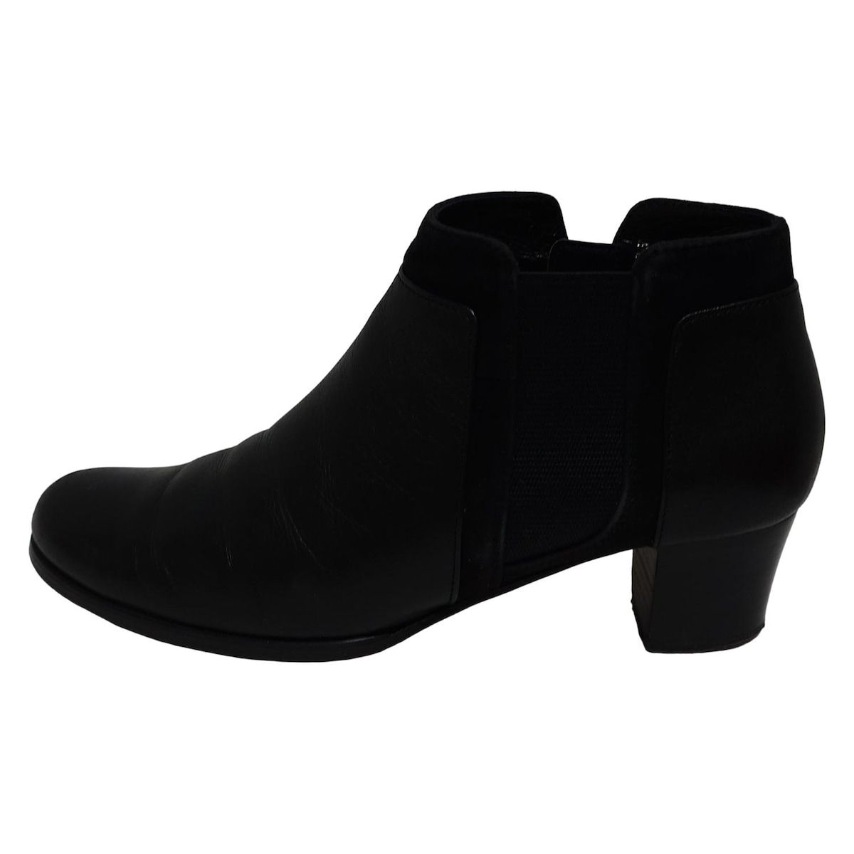 REGAL(リーガル) ショートブーツ 23 レディース - 黒 サイドゴア