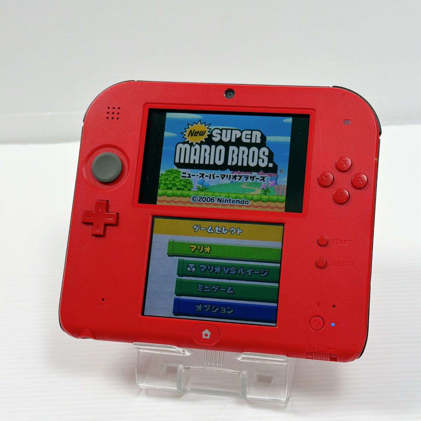 ニンテンドー 2DS レッド 遊べるセット 動作確認済み 良品 ds 2DS