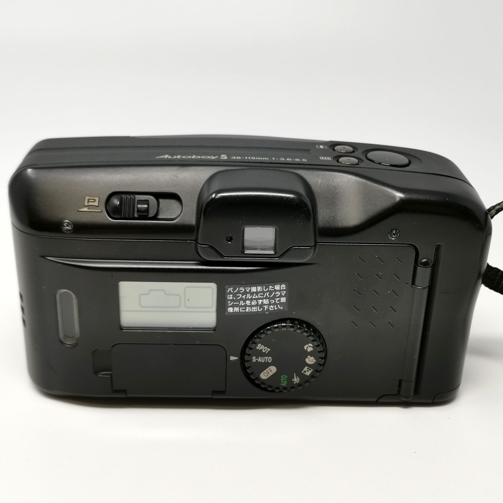 キャノン Autoboy S 38-115mm フィルムカメラ フィルムないため動作