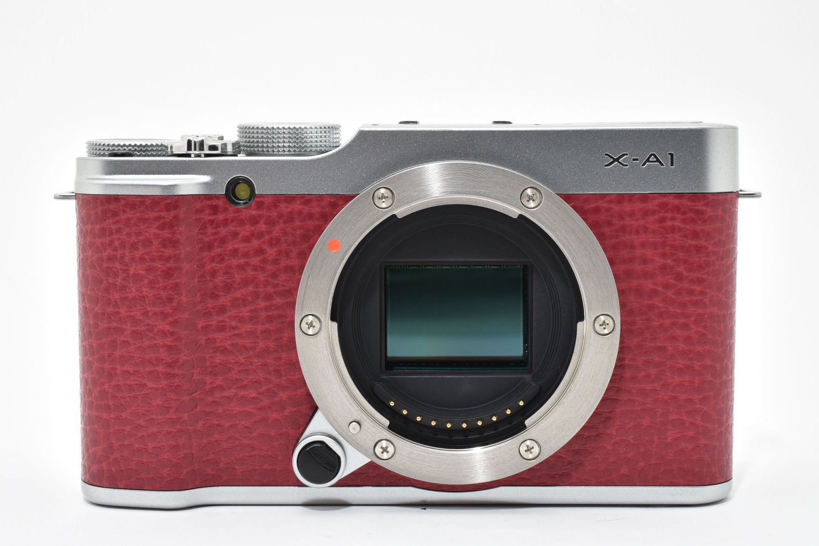 ☆美品☆ 富士フィルム FUJIFILM X-A1 レッド ボディ ミラーレス一眼