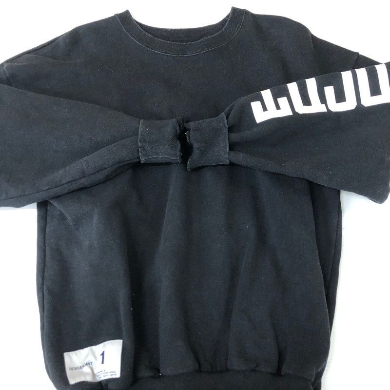 中古品】DESCENDANT ディセンダント UNDER THE CURRENT CREW NECK