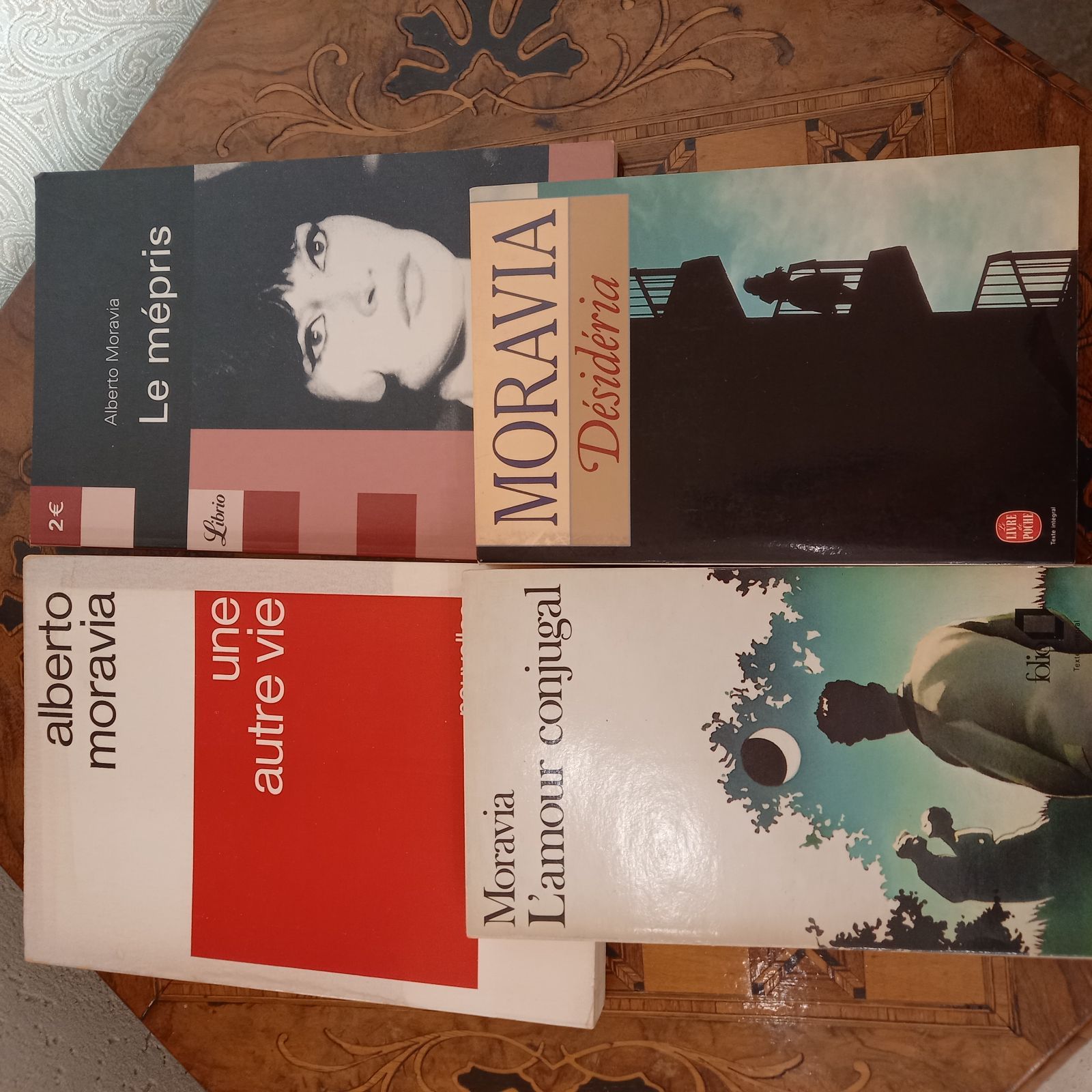 フランス語 洋書 古書 アルベルト モラヴィア ４冊セット