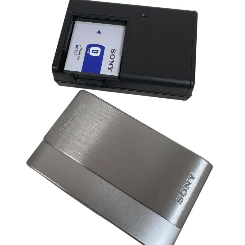 動作品】SONY ソニー DSC-TX1 シルバー デジタルカメラ 画面ヤケ強め