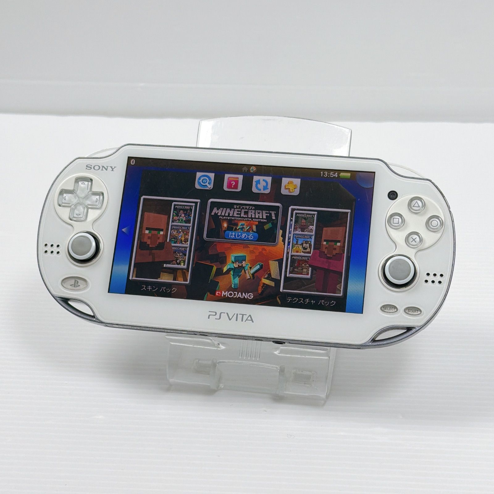 PSVITA PCH 1000 クリスタルホワイト ジャンク ソフト読込OK 通電OK