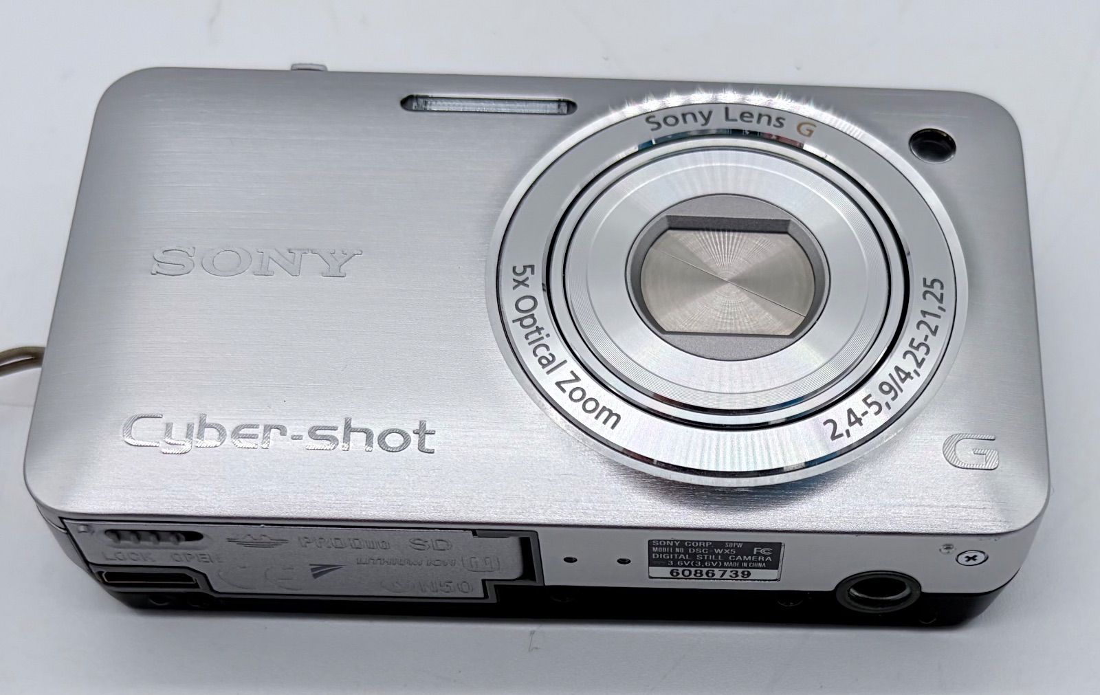 SONY Cyber-shot DSC-WX5 シルバー 動作確認済 箱付属品完備 純正電池