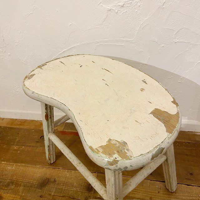 アメリカ ヴィンテージ スツール シャビー 飾り棚 アメリカン家具 店舗