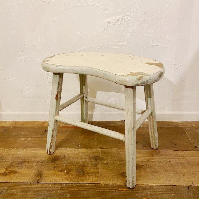 アメリカ ヴィンテージ スツール シャビー 飾り棚 アメリカン家具 店舗