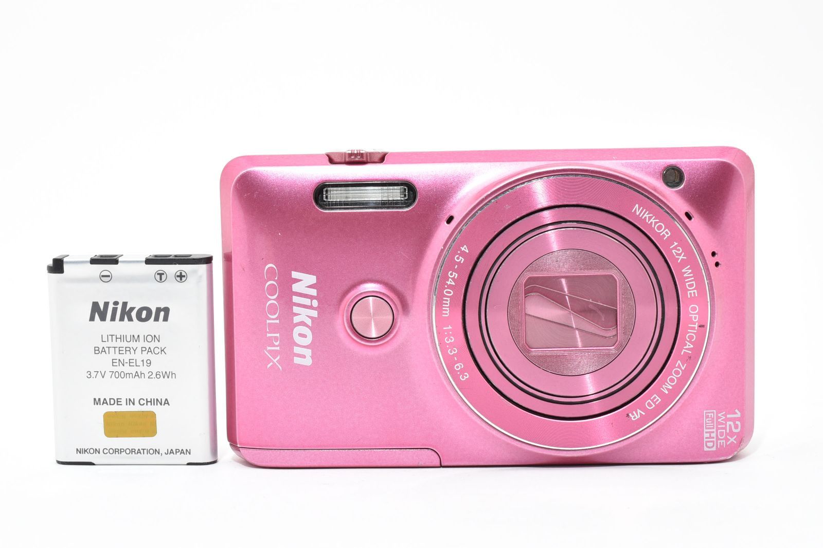 ☆良品☆ ニコン NIKON COOLPIX S6900 グロッシーピンク コンパクト