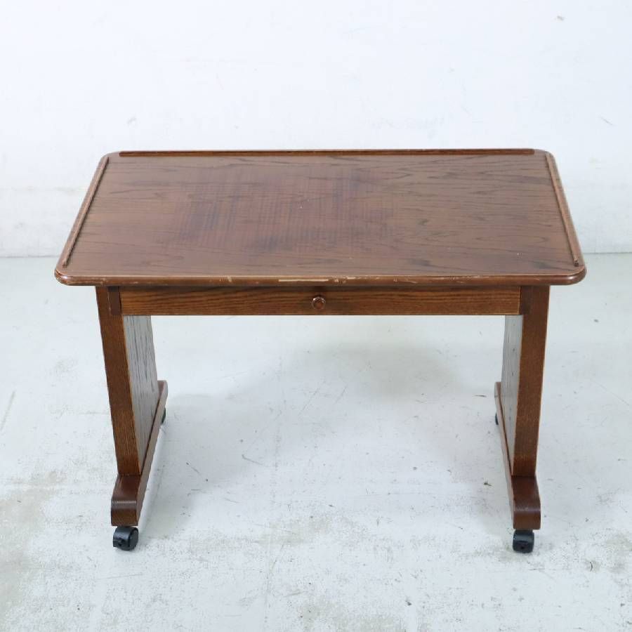 三越Brugge 三越家具 ブルージュ 上下式テーブル HD4513 オーク材