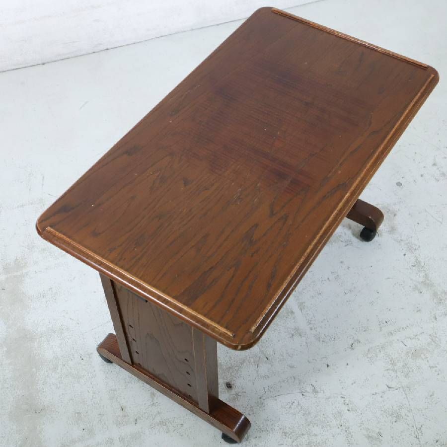 三越Brugge 三越家具 ブルージュ 上下式テーブル HD4513 オーク材