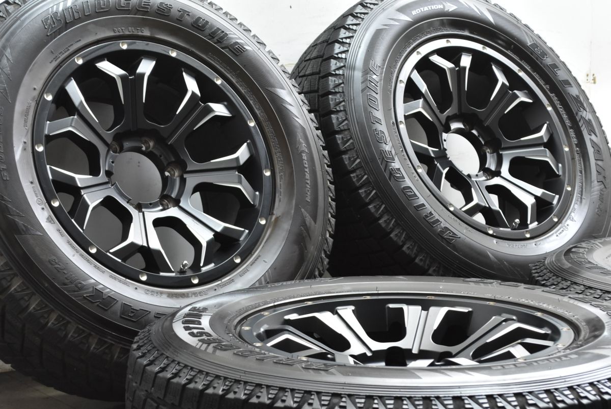 程度良好 PDW OFF ROAD 17 in 8 5 J 20 PCD 139 7 ブリザックDM Z 3 265 70 R FJクルーザー ランドクルーザープラド ハイラックス サーフ