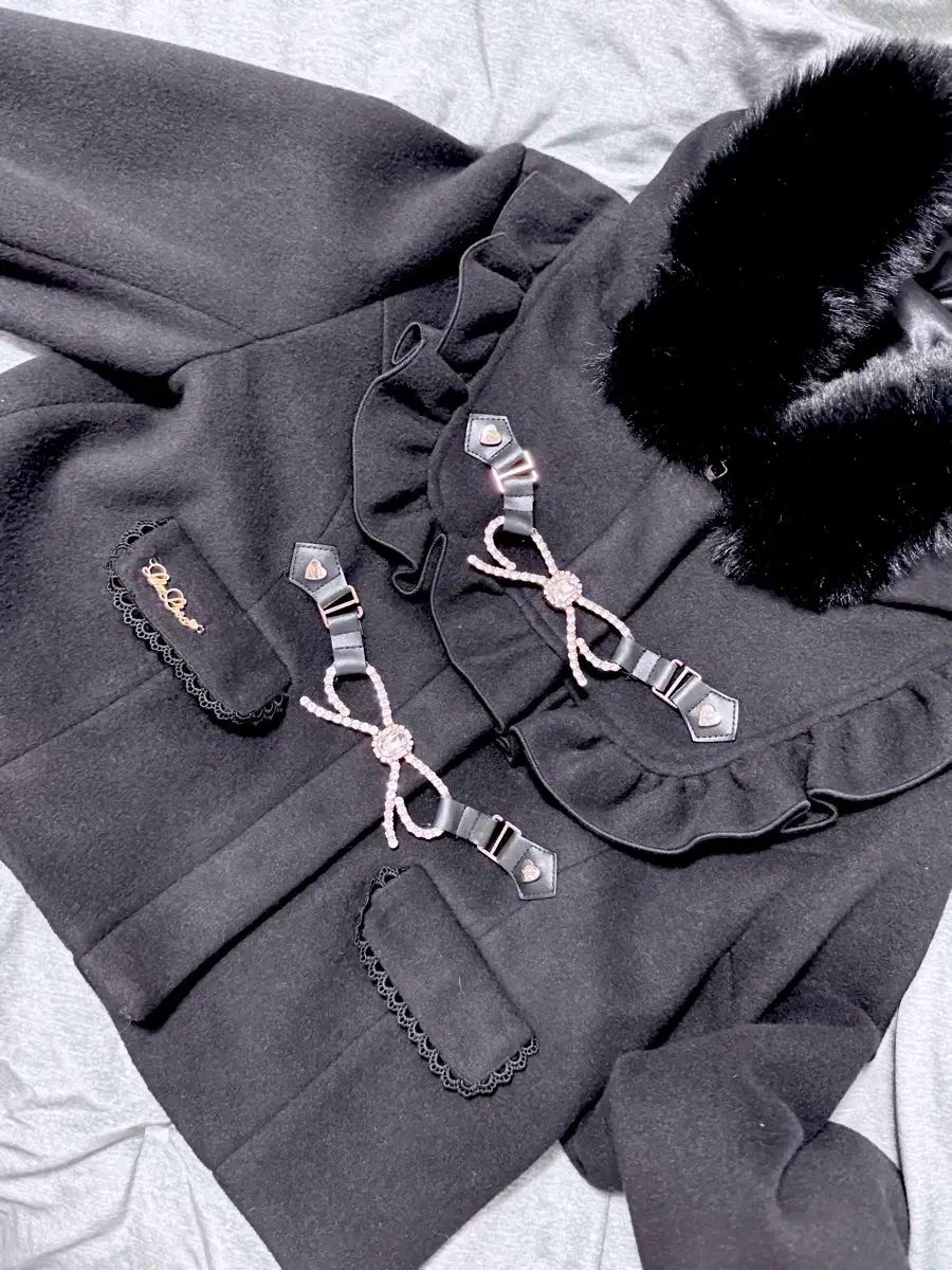 リズリサ ショートコート ブラック 量産型 地雷系 シークレットハニー