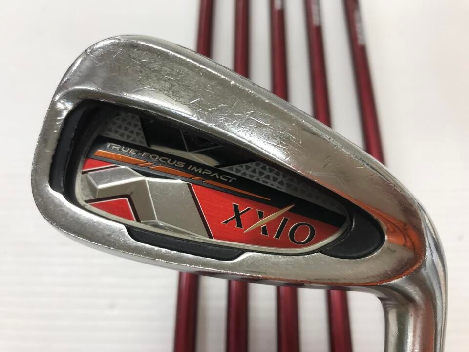 ダンロップ XXIO 10 レッド MP1000 レッド Rフレックス アイアンセット