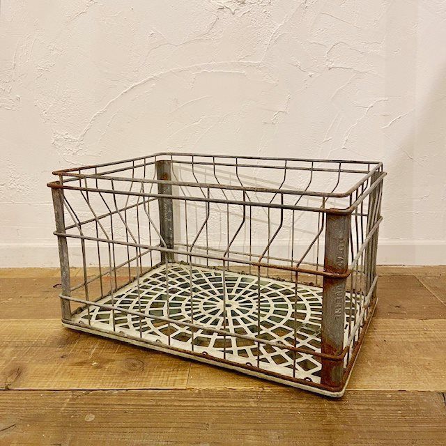ヴィンテージ ワイヤークレート ミルククレート アメリカ ヴィンテージ ワイヤー クレート ミルククレート ワイヤー