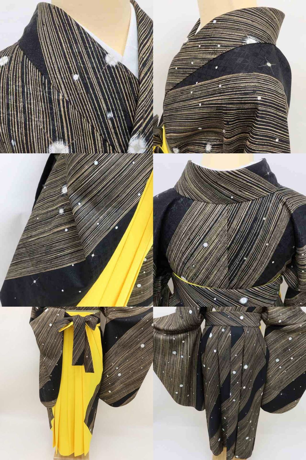 ✾まめ藤✾ 女性用 ラインストーン 大人顔を見せながら披露する卒業式マジック 卒業袴２点セット D-64