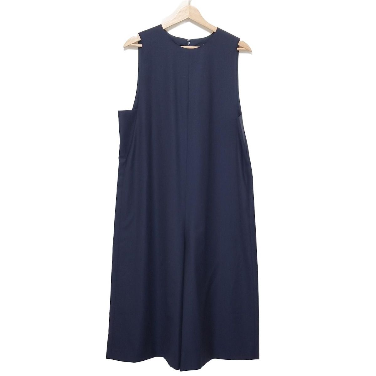 LANVIN ランバン オールインワン サイズ38 M レディース - ネイビー クロップド 半端丈