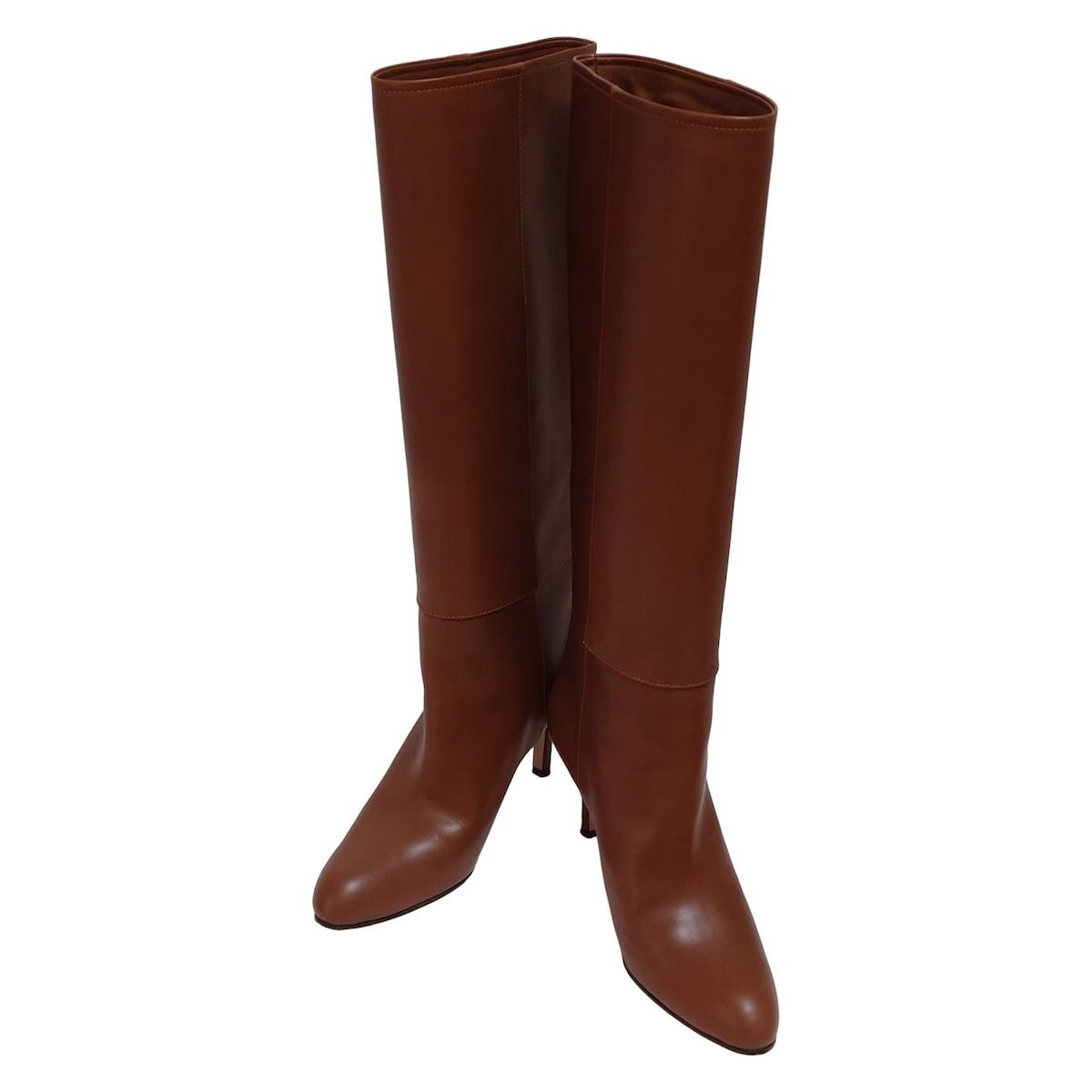 PELLICO ペリーコ ロングブーツ 36 レディース - ダークブラウン アウトソール張替済 レザー