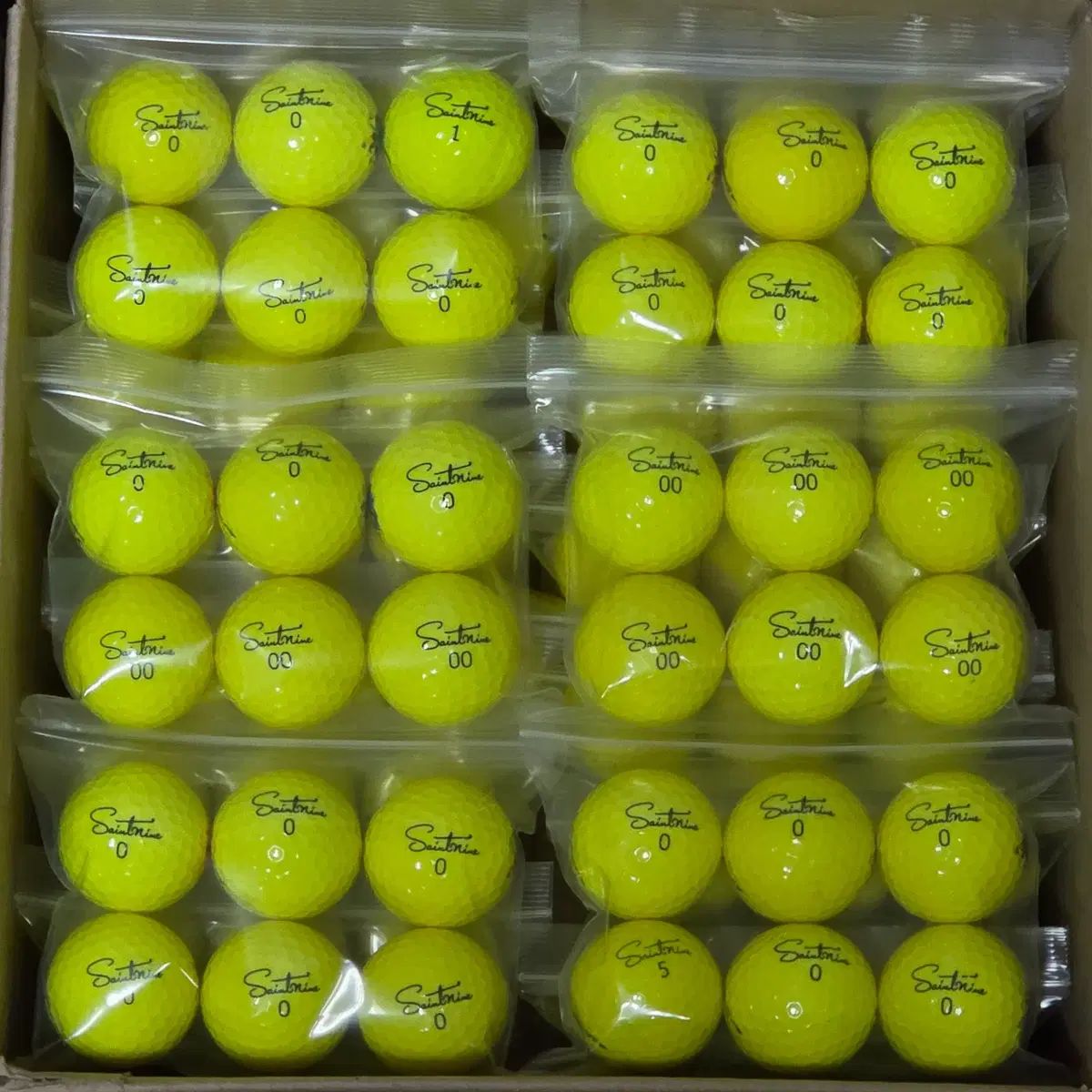 セイントナイン A級 光沢 COLOR ロストボール 120球 中古ゴルフボール