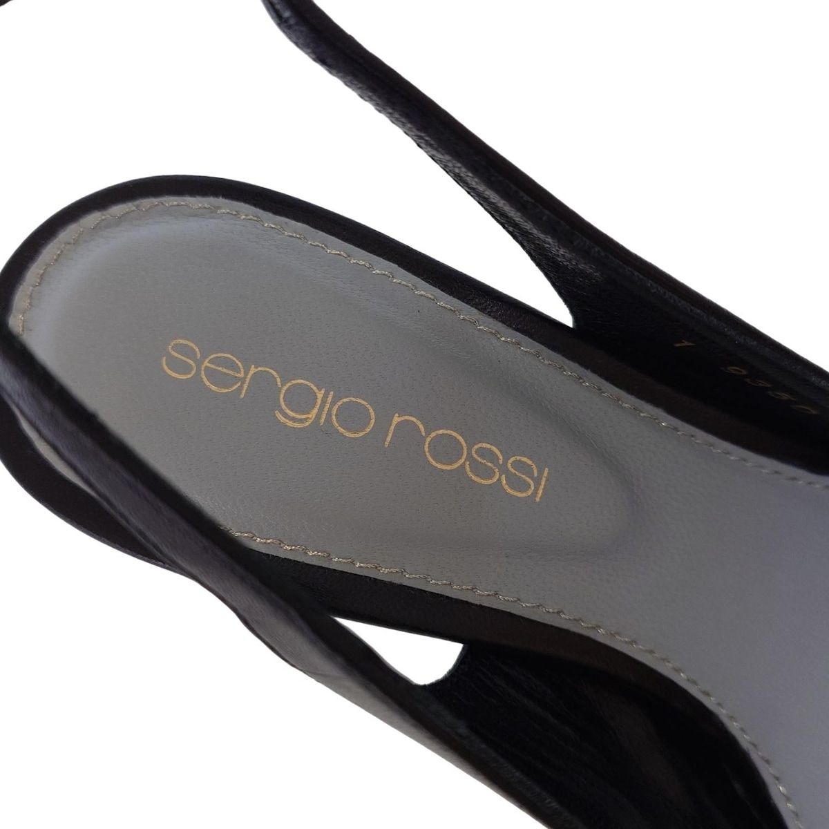 sergio rossi(セルジオロッシ) サンダル 35 1/2 レディース - 黒
