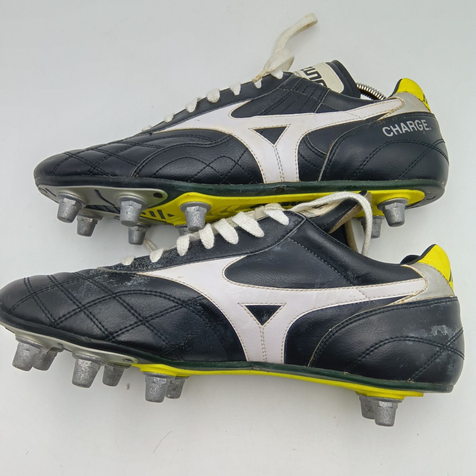 MIZUNO ミズノ ラグビースパイク 黒 ブラック メンズ 28.5cm C12-2