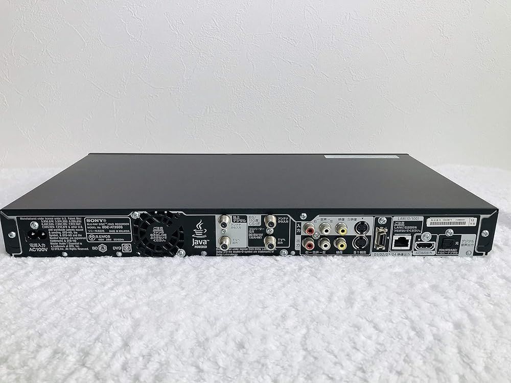整備済み品】SONY ソニー ブルーレイレコーダー 500GB 1チューナー BDZ