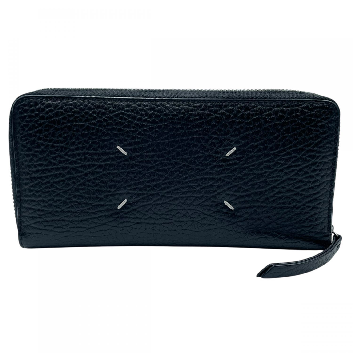 Maison Margiela メゾンマルジェラ ラウンドシップウォレット 長財布 メンズ ブラック KJ