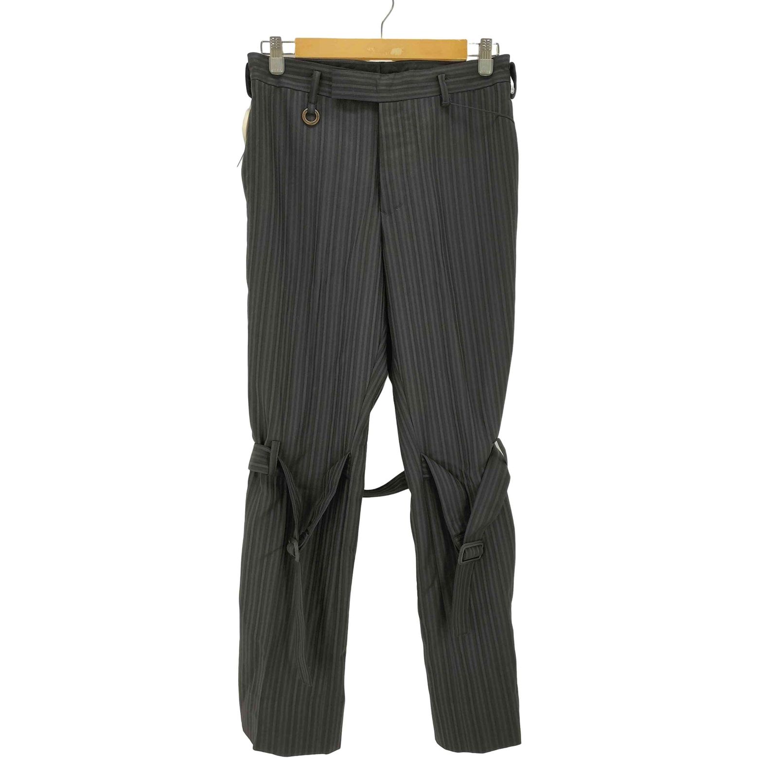 ソウシオオツキ SOSHIOTSUKI 22SS SIDESTRIPE BONDAGE TROUSERS メンズ