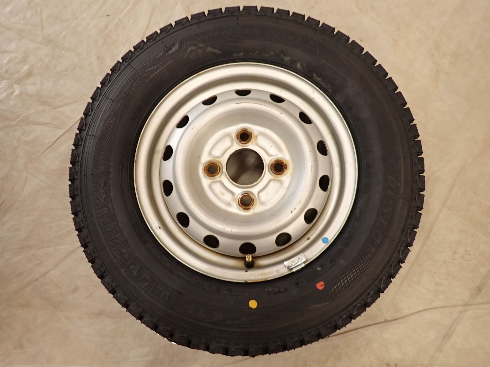  冬 製 4本SET 会社宛 145 R 12 4 J 6 PR LT ダンロップ WINTER MAXX SV 01 鉄 スチール 軽トラック バン 貨物車 NO D 6483 12インチ以下 タイヤ ホイールセット