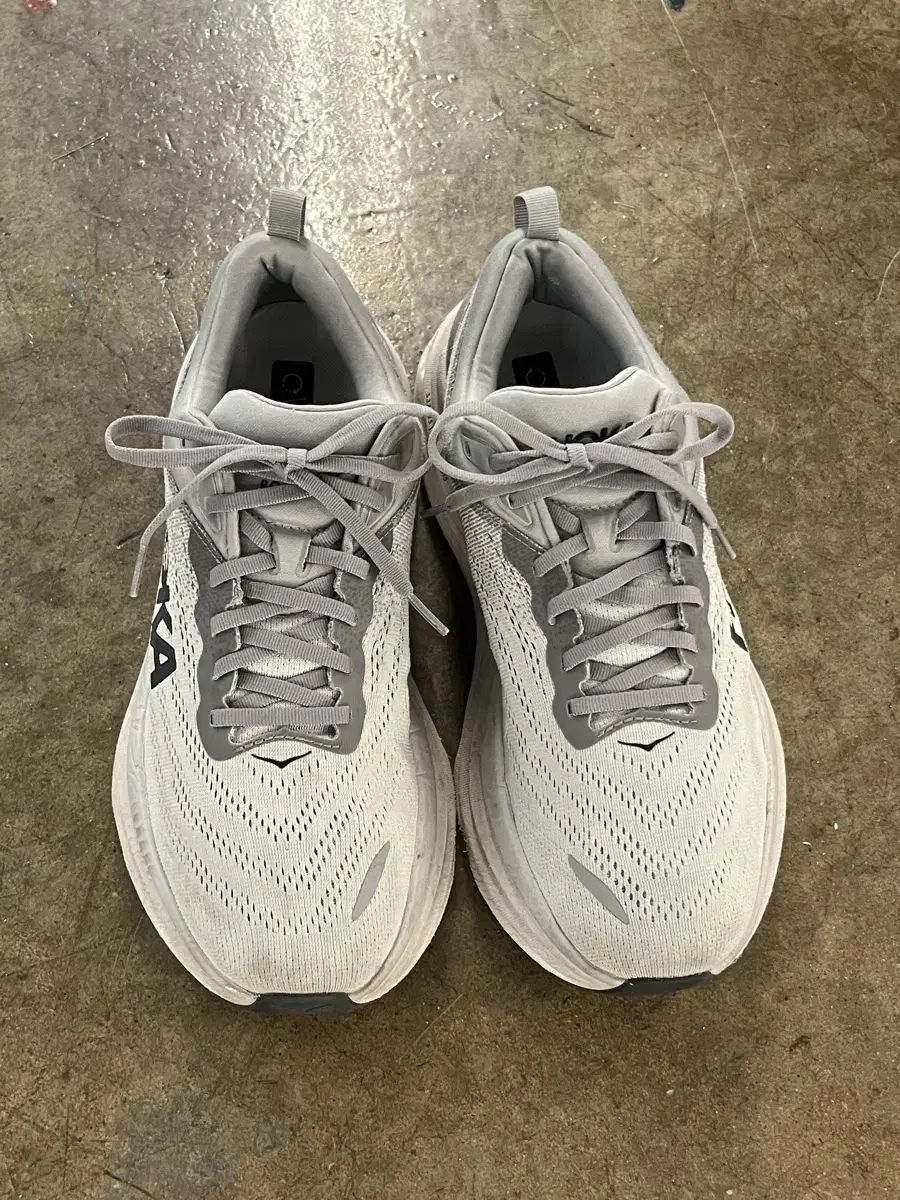 HOKA BONDI 8 ワイド シャークグレー 280