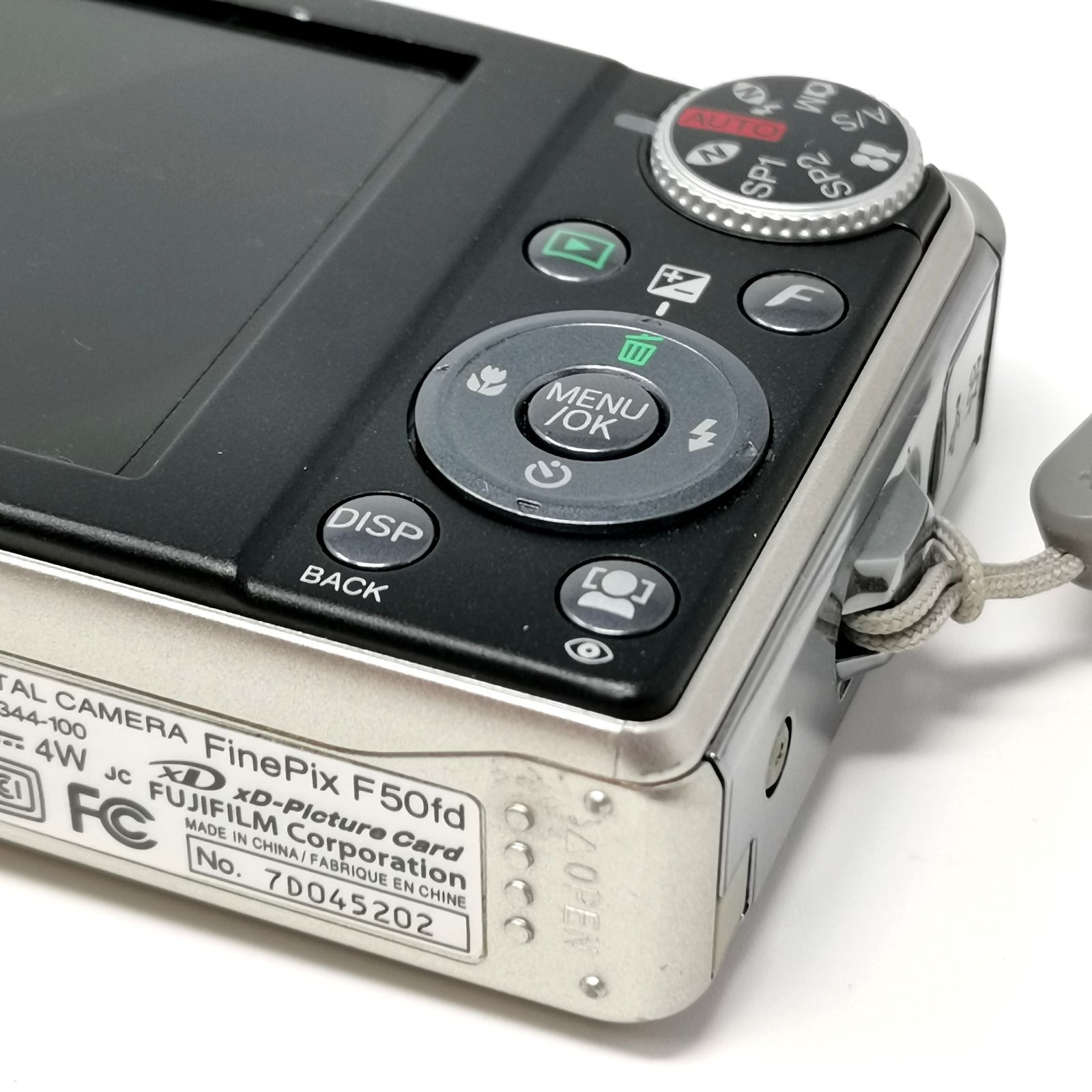 フジフィルム FinePix F50 デジカメ シルバー デジタルカメラ 充電器 