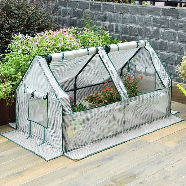 ♪ガーデン 菜園温室 ［幅180x奥行92x高さ92cm］ ビニールハウス
