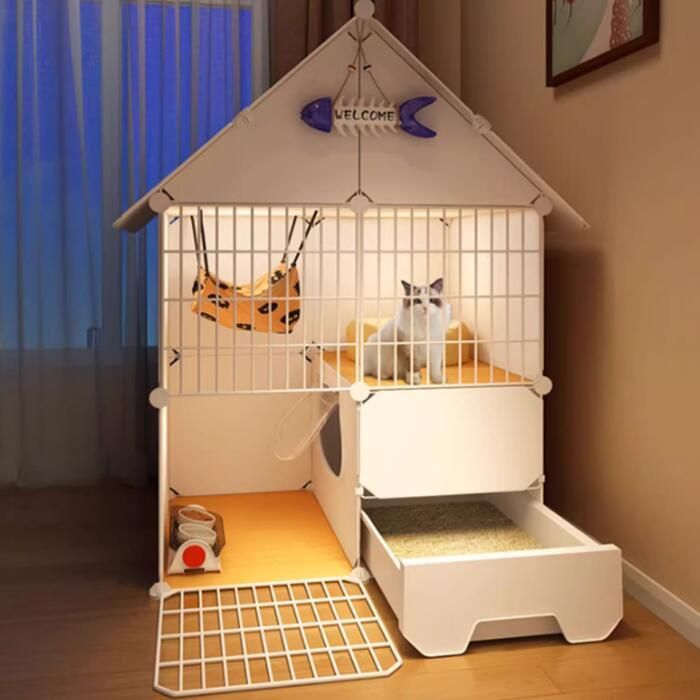 キャットケージ 3タイプ ペットゲージ 猫用ゲージ 猫トイレ 猫 キャット CAT