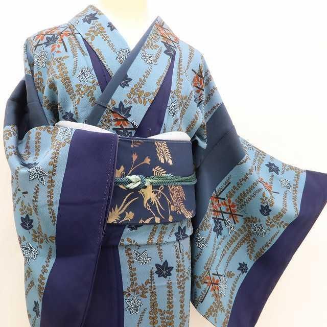 ✾まめ藤✾花井幸子落款 正絹 着物“粋な差し色でぐっと締まり、藤や