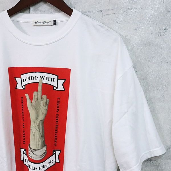 UNDERCOVER (アンダーカバー) メッセージプリントシャツ アンダーカバー“アンケート用紙”プリントTシャツ＆雑誌セット