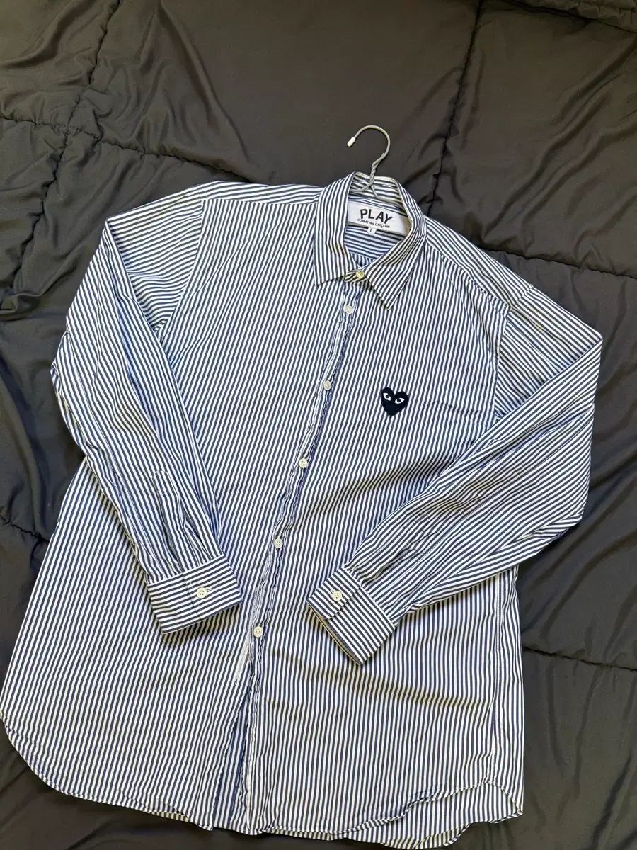 コム デ ギャルソン PLAY ストライプ シャツ L