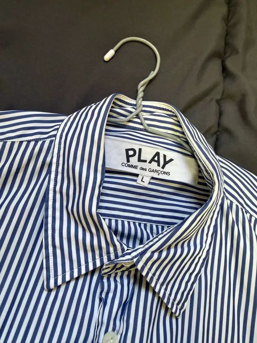 コム デ ギャルソン PLAY ストライプ シャツ L
