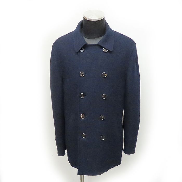 ブルネロクチネリ ピーコート #48 M～L相当 ネイビー Brunello