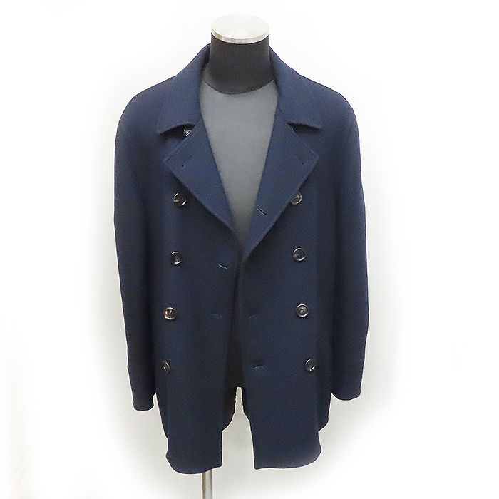 ブルネロクチネリ コート #48 M～L相当 ネイビー Brunello Cucinelli
