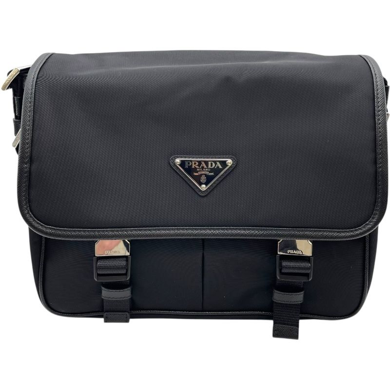 プラダ PRADA Re-Nylon ショルダーバッグ 2 VD 769 ブラック リナイロン メンズ