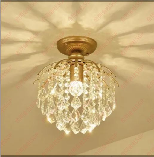 新入荷 豪華なクリスタルフロアランプシャンデリアライト LEDランプ天井照明器具