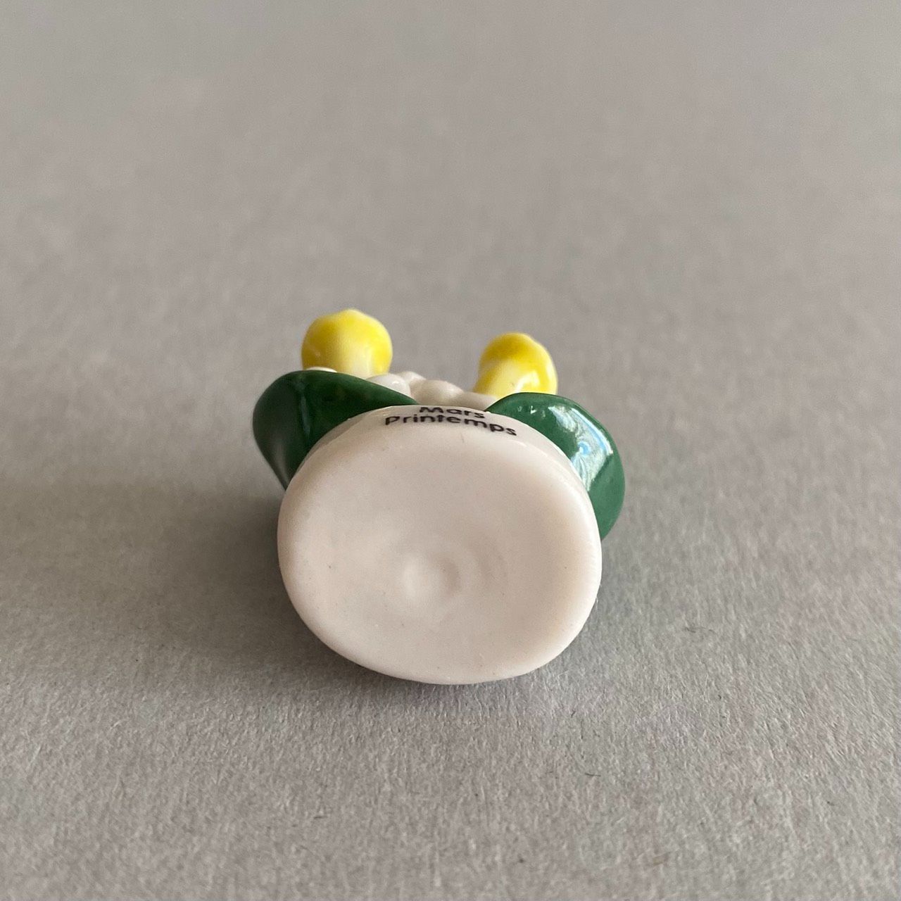 スズランのフェーブ／春の花／フランス雑貨／陶器ミニチュア