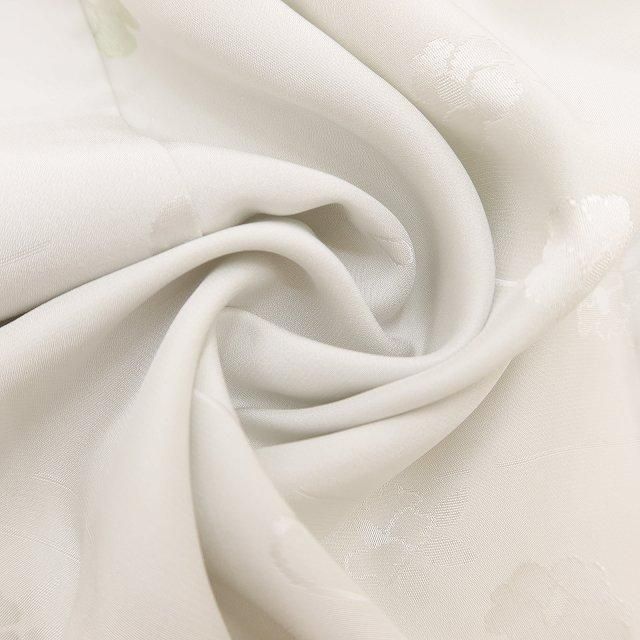 ✾まめ藤✾ 正絹 着物 袖無双 色の足し引きしながらリズムを奏でる椿 長襦袢 T-66